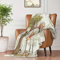 [SummerVibes] DISNEY CLASSIC Winnie the Pooh Flannel Blanket, Suitable for All Seasons, Suitable for Bedroom, Camping, Office Naps, Father's Day Gift