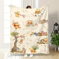 [SummerVibes] DISNEY CLASSIC Winnie the Pooh Blanket, shawl, tapestry, office nap blanket, soft and comfortable sofa decoration, outdoor sports multi-purpose blanket